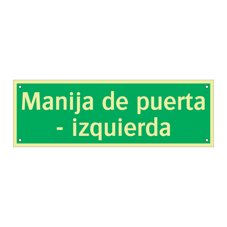Manija de puerta - izquierda
