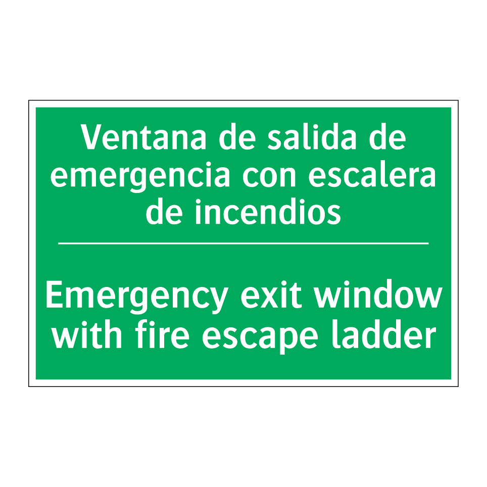 Ventana de salida de /.../ - Emergency exit window with /.../