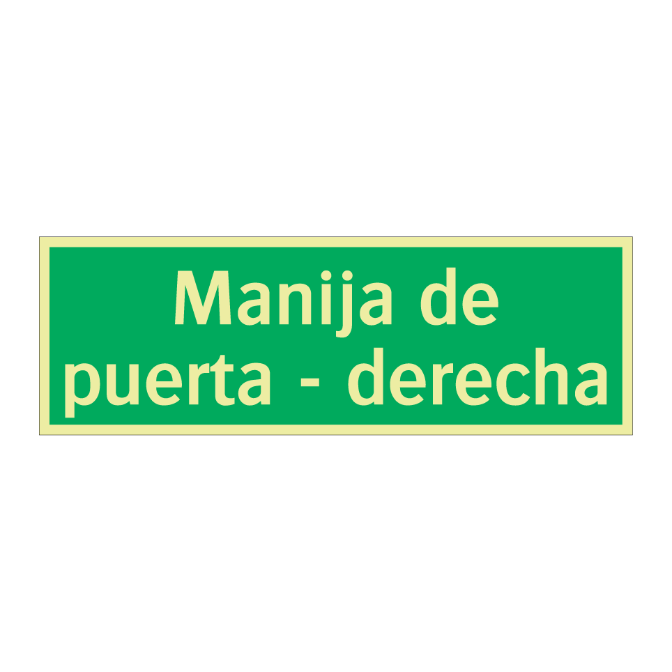 Manija de puerta - derecha