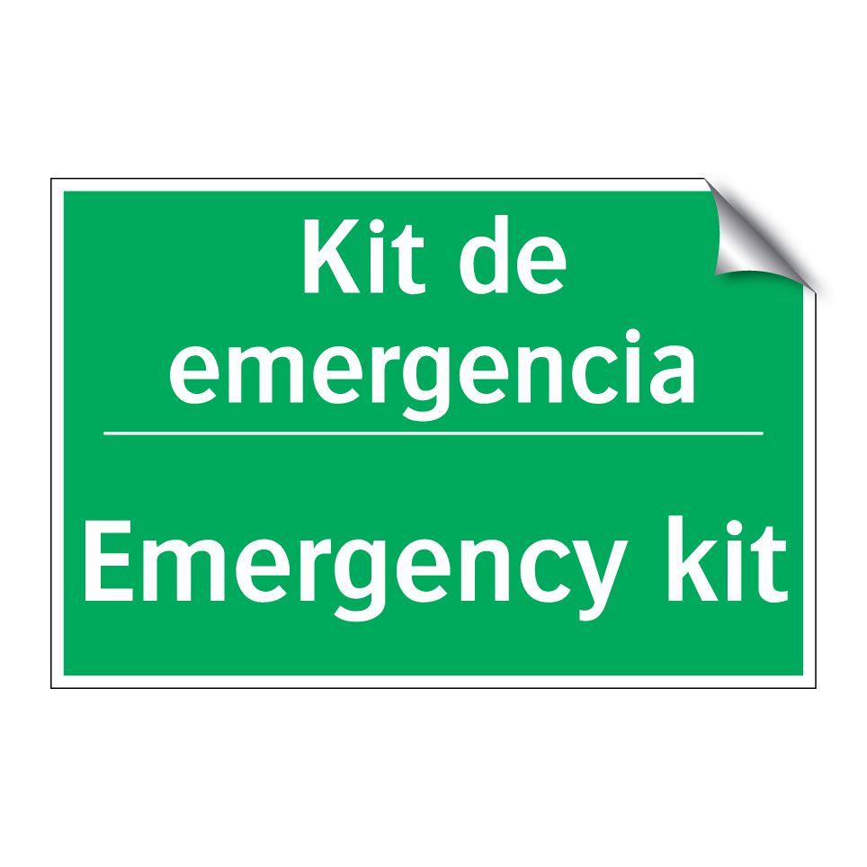 Kit de emergencia - Emergency kit