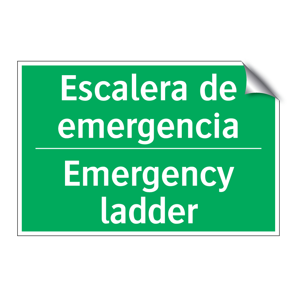 Escalera de emergencia - Emergency ladder