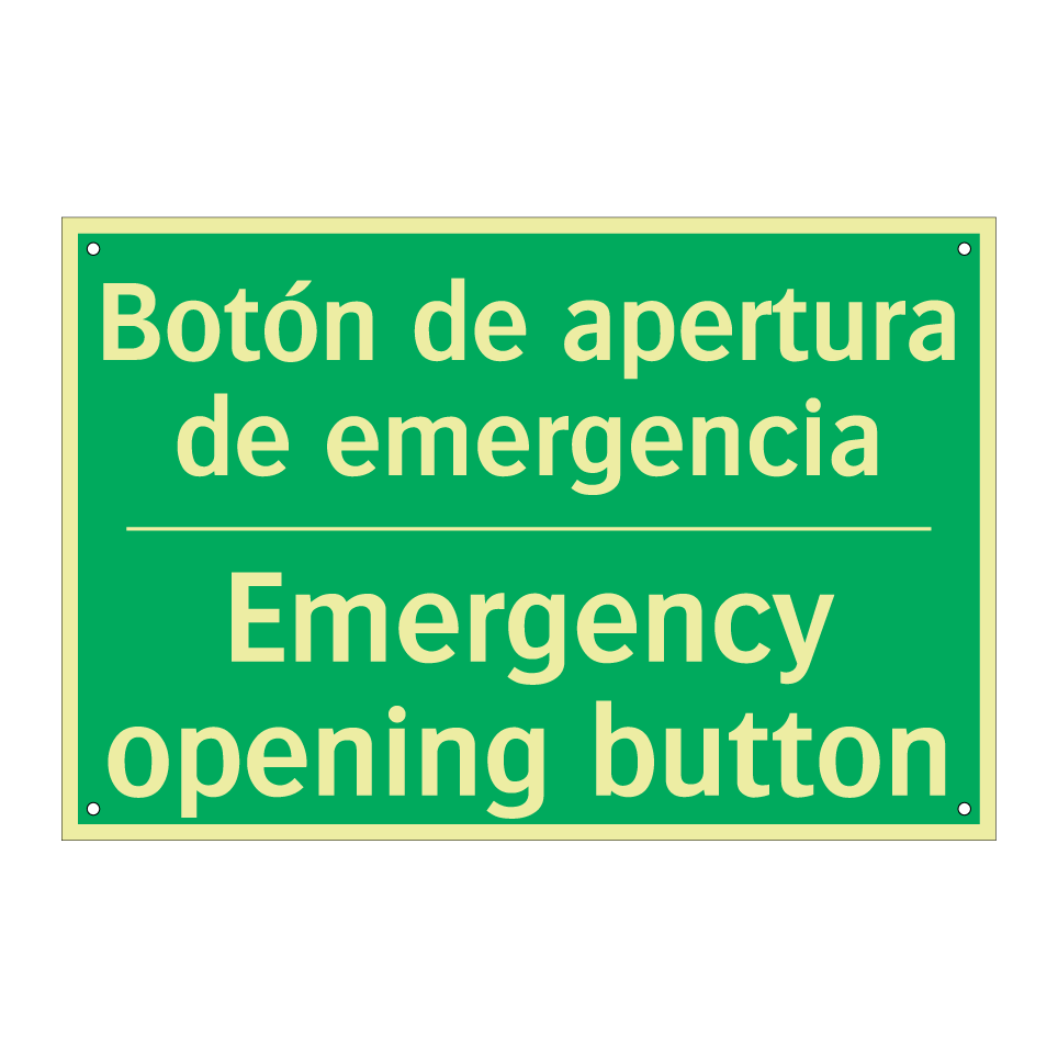 Botón de apertura de /.../ - Emergency opening button