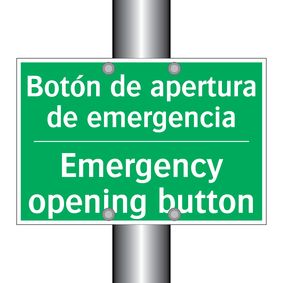 Botón de apertura de /.../ - Emergency opening button