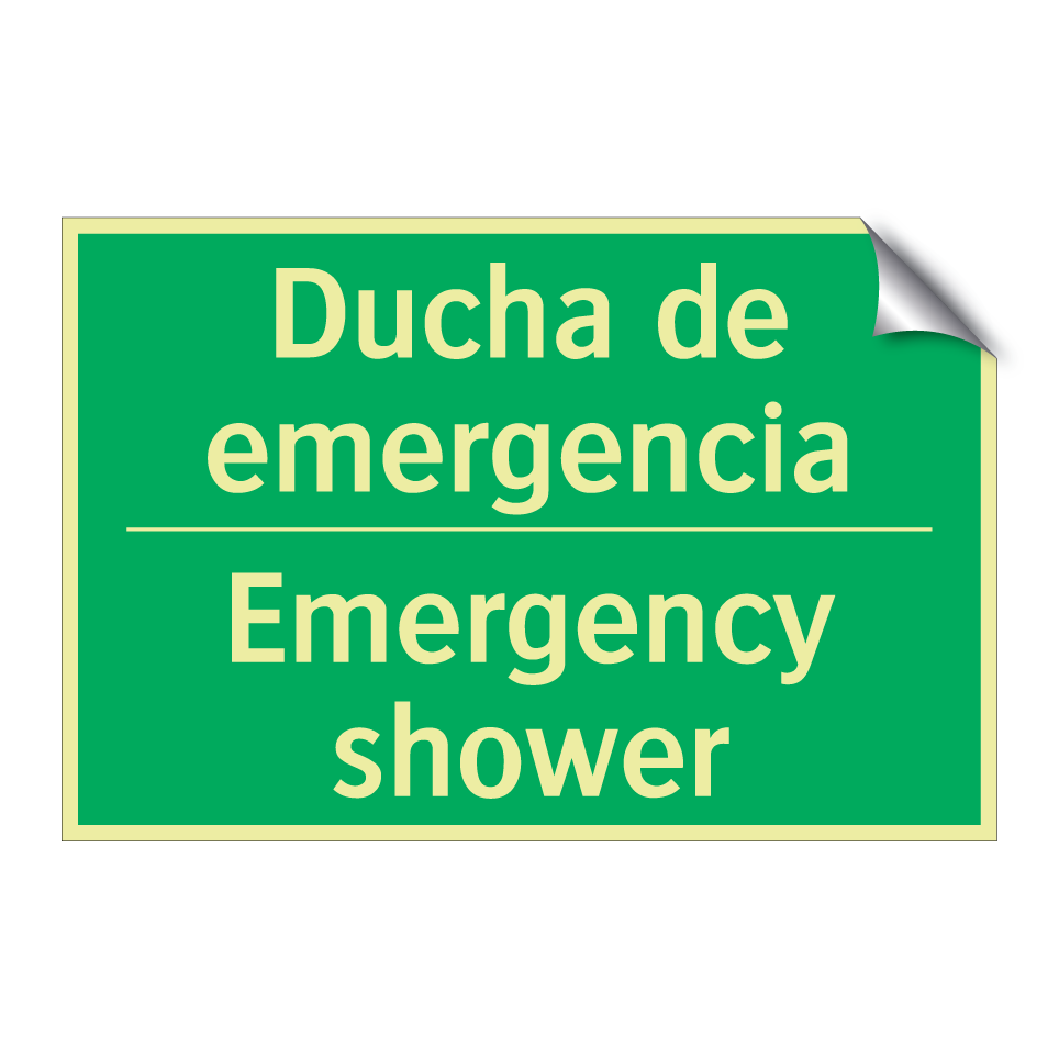 Ducha de emergencia - Emergency shower