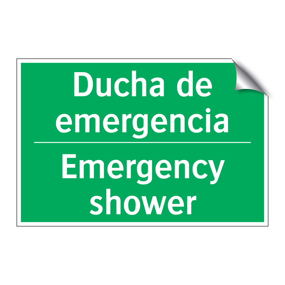 Ducha de emergencia - Emergency shower