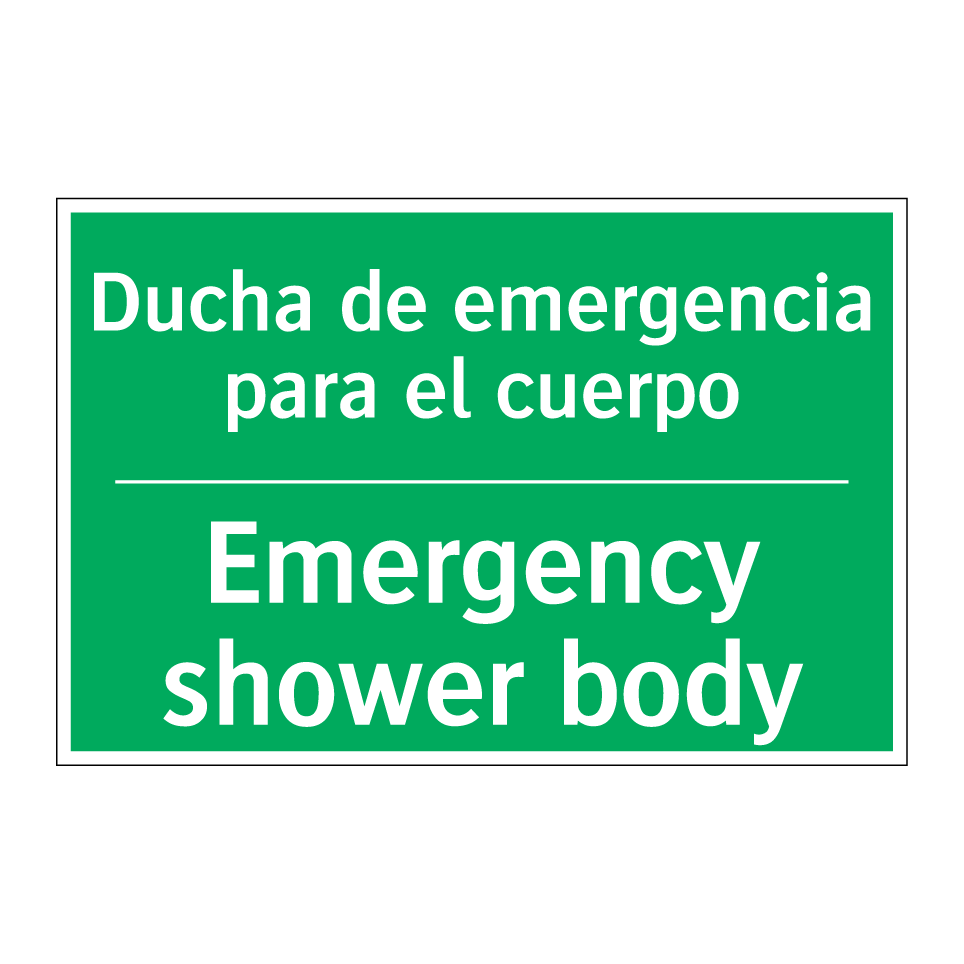 Ducha de emergencia para el /.../ - Emergency shower body