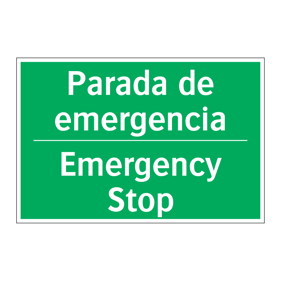 Parada de emergencia - Emergency Stop