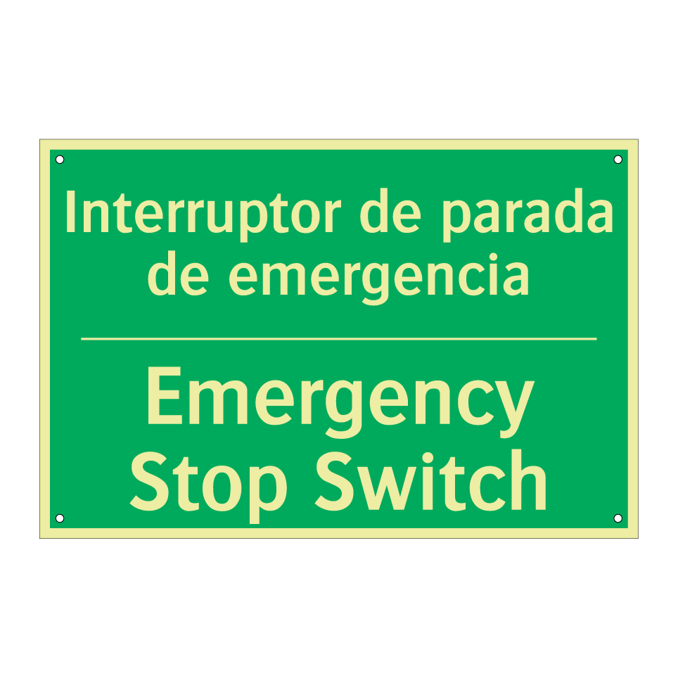 Interruptor de parada de /.../ - Emergency Stop Switch