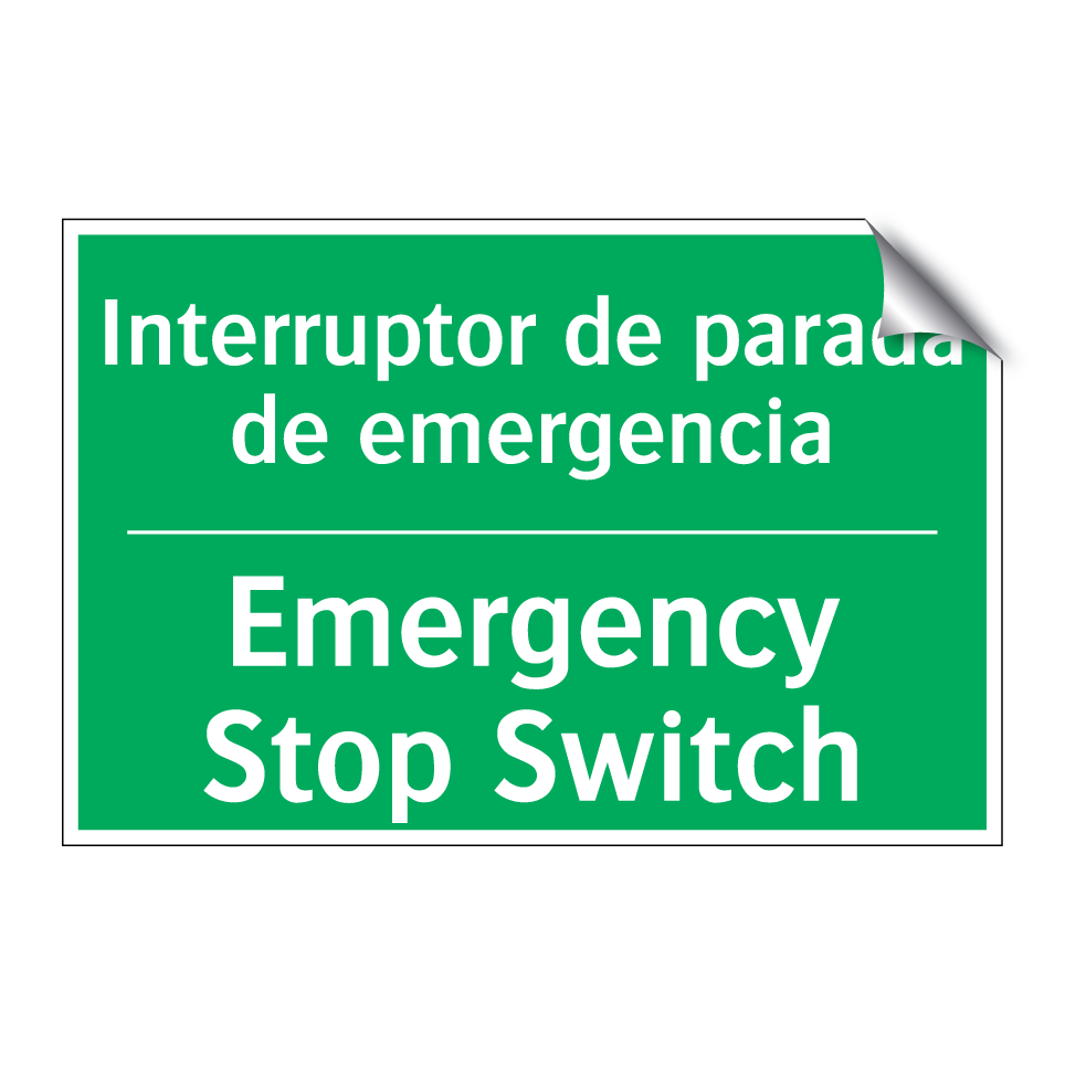 Interruptor de parada de /.../ - Emergency Stop Switch