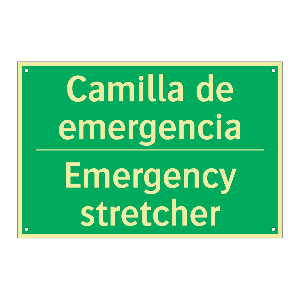 Camilla de emergencia - Emergency stretcher
