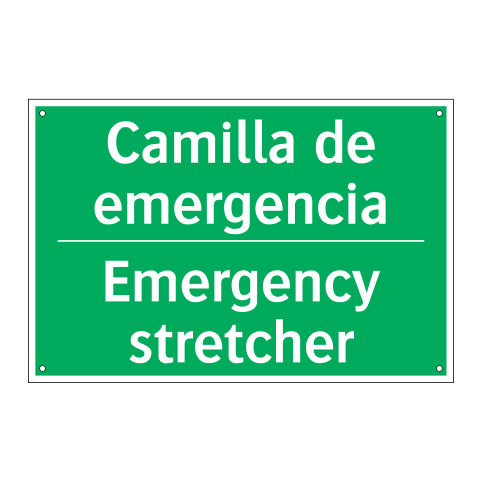 Camilla de emergencia - Emergency stretcher