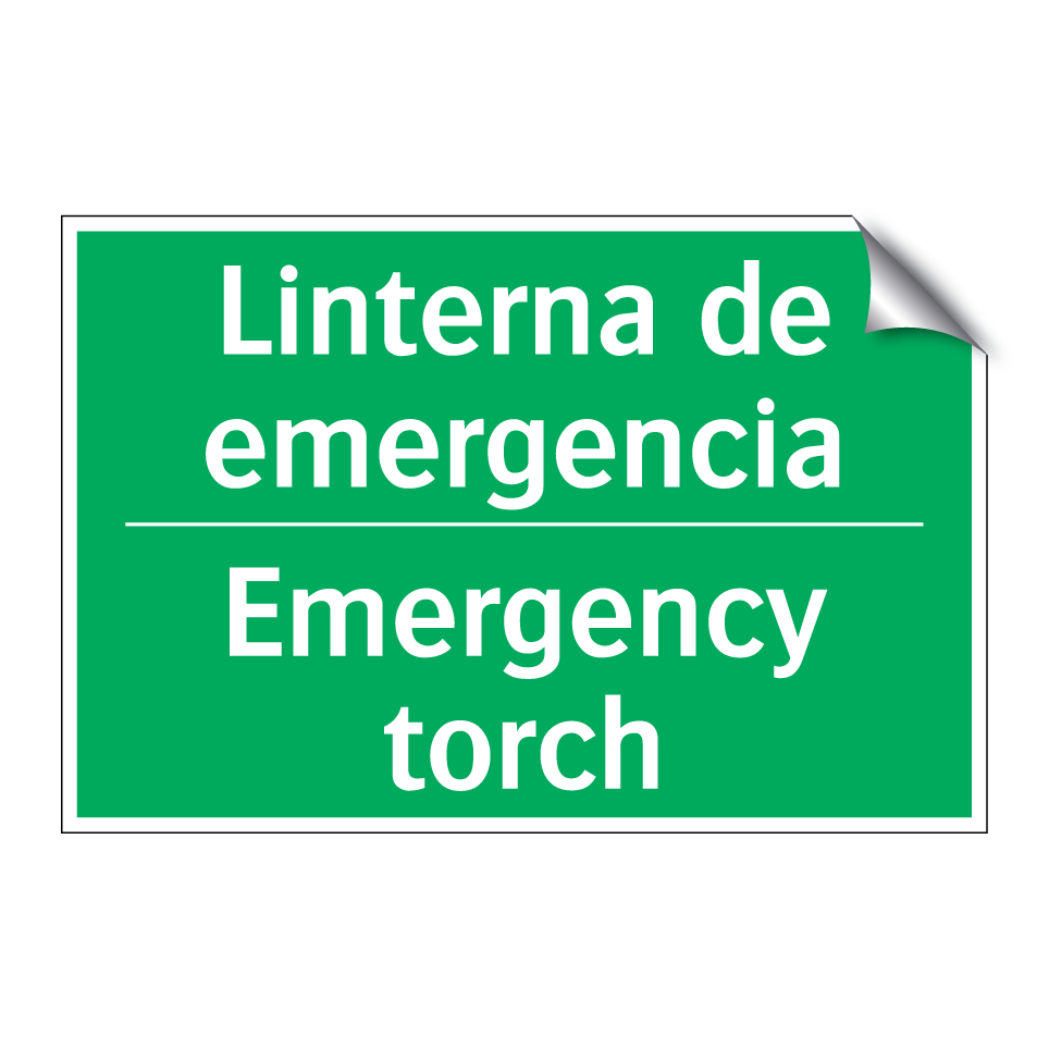 Linterna de emergencia - Emergency torch