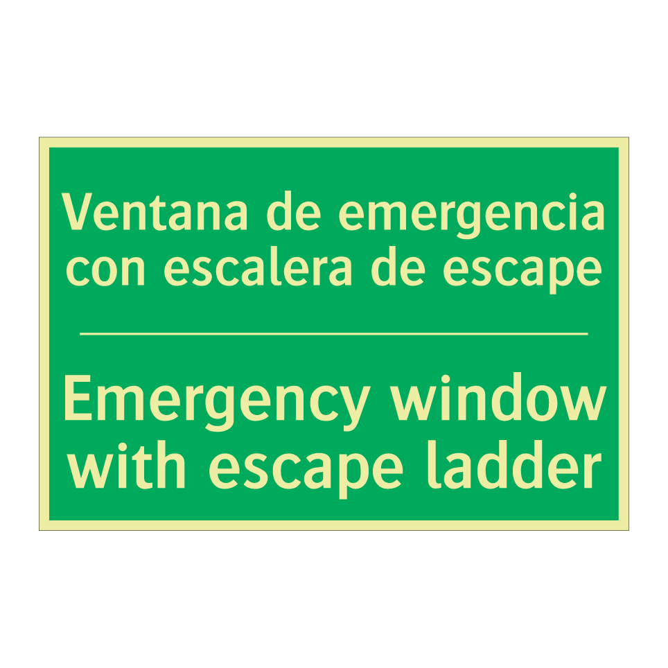 Ventana de emergencia con /.../ - Emergency window with escape /.../