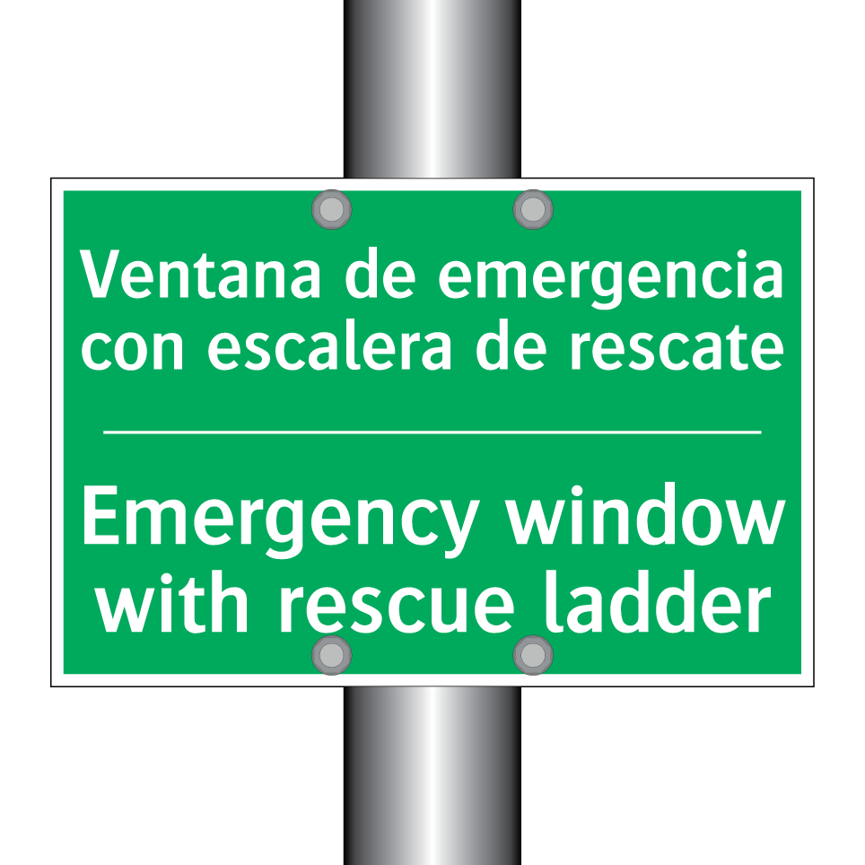 Ventana de emergencia con /.../ - Emergency window with rescue /.../