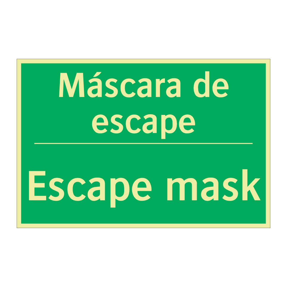 Máscara de escape - Escape mask