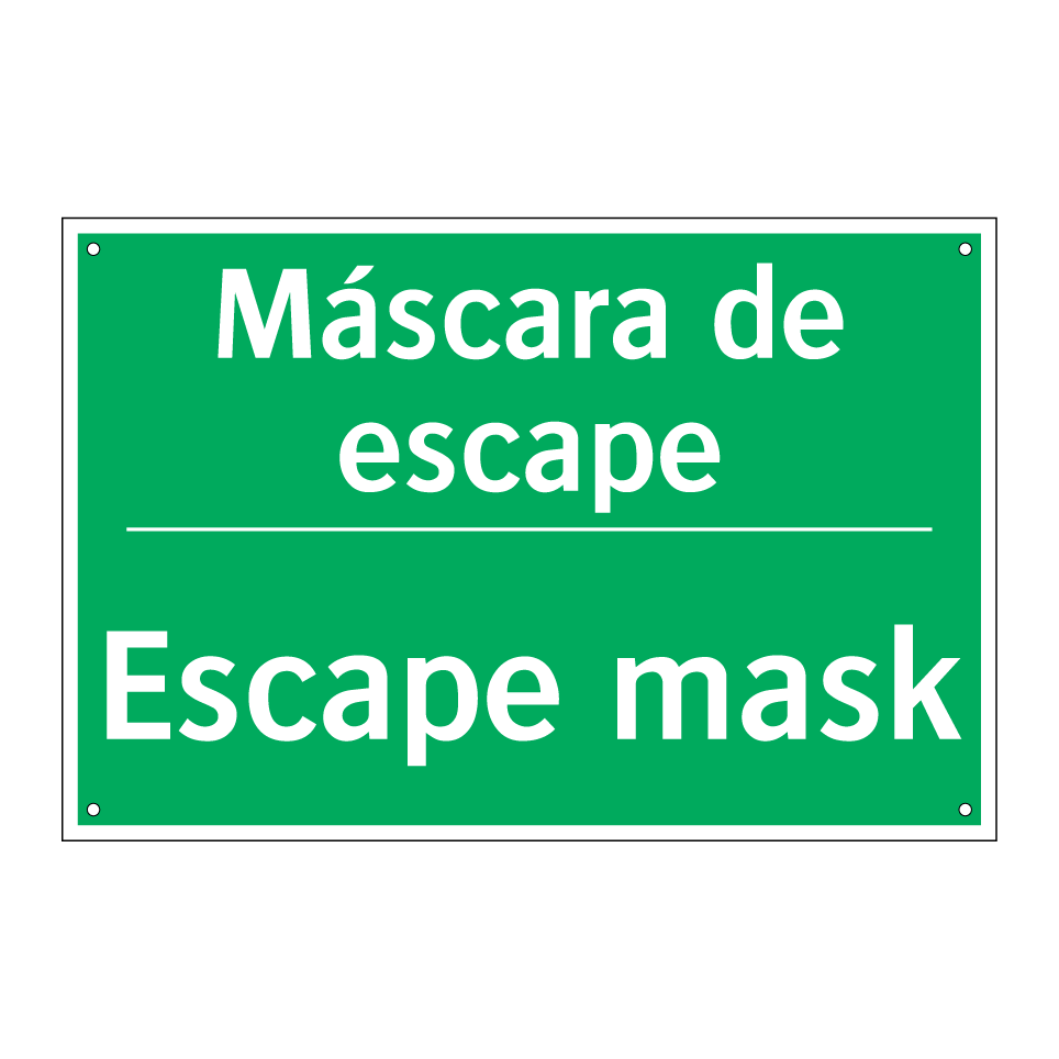 Máscara de escape - Escape mask