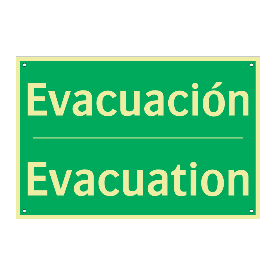 Evacuación - Evacuation