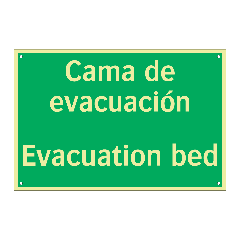 Cama de evacuación - Evacuation bed