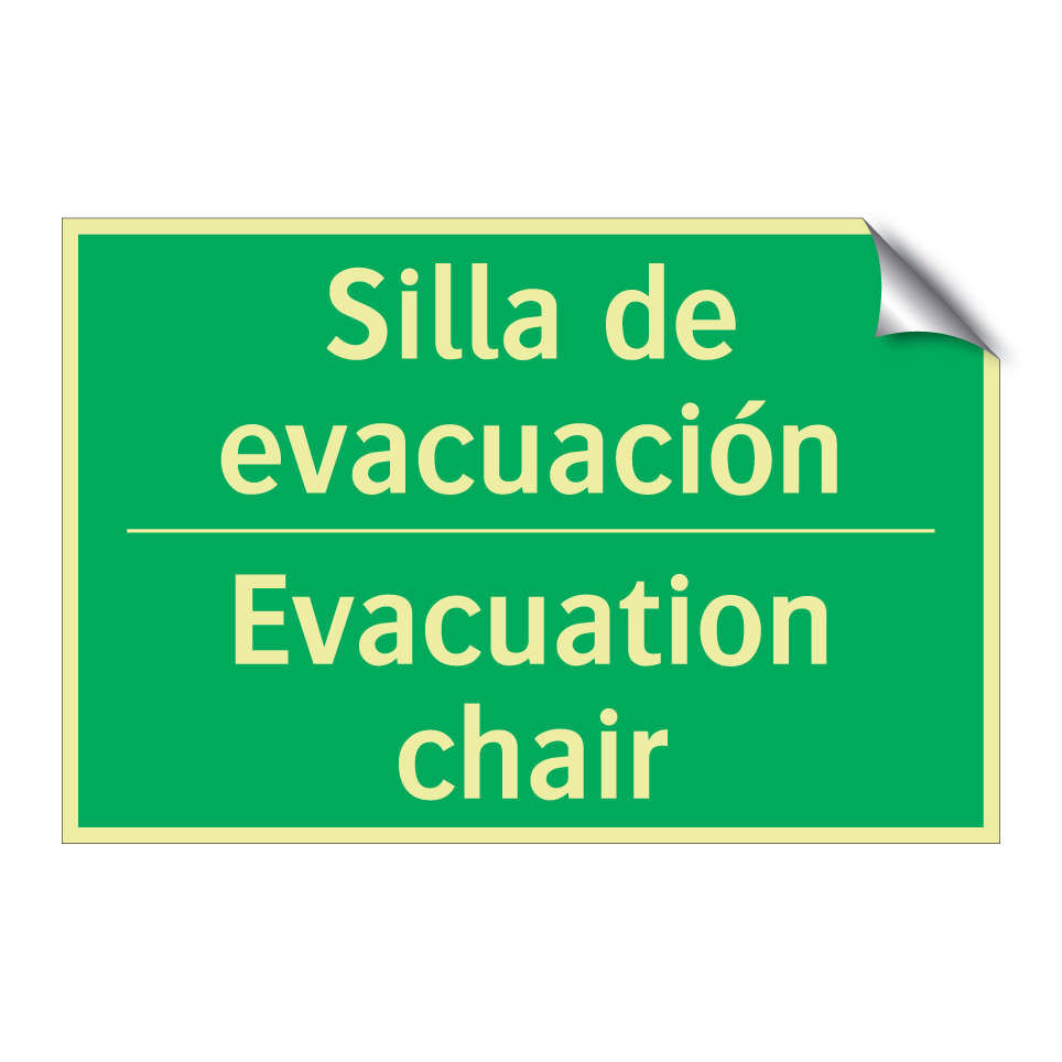 Silla de evacuación - Evacuation chair