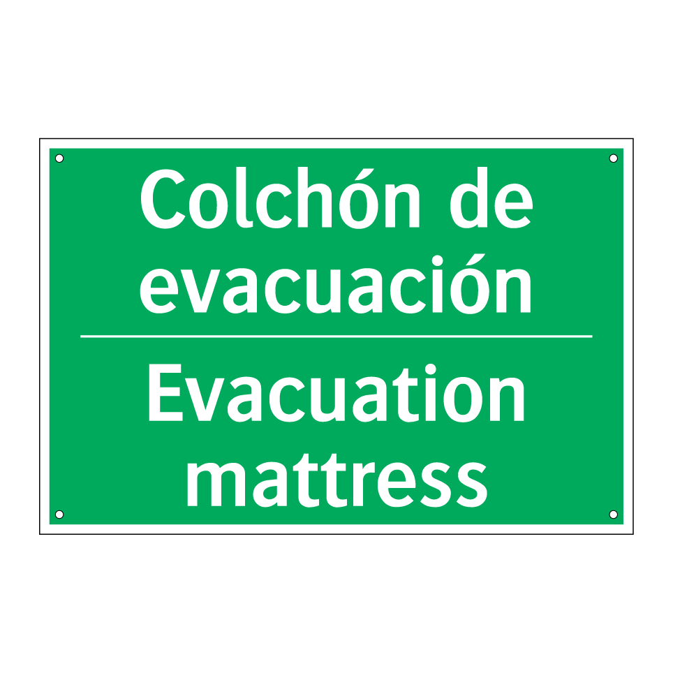 Colchón de evacuación - Evacuation mattress