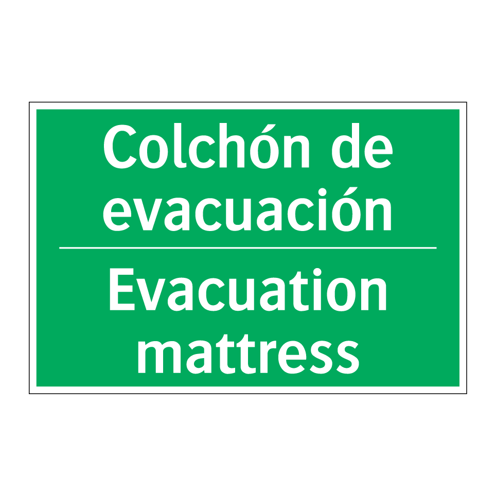 Colchón de evacuación - Evacuation mattress