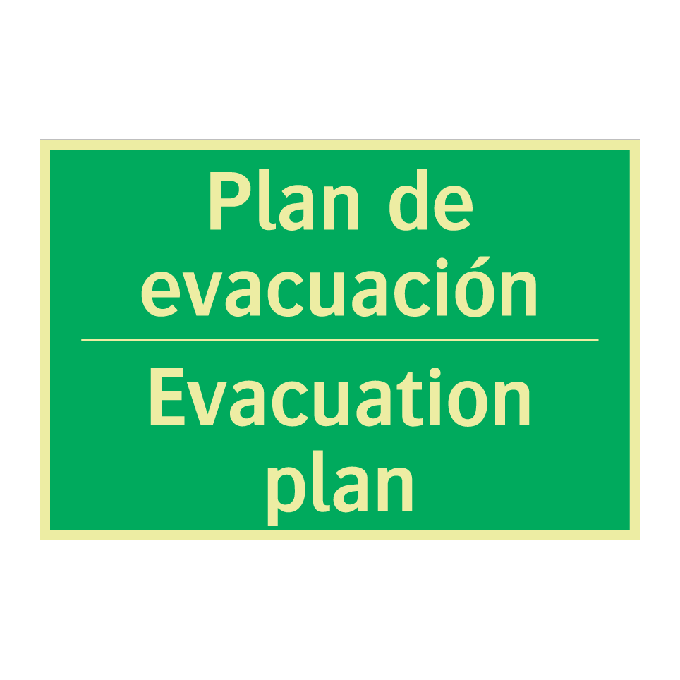 Plan de evacuación - Evacuation plan