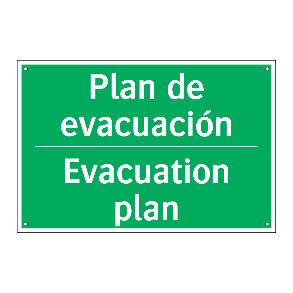 Plan de evacuación - Evacuation plan