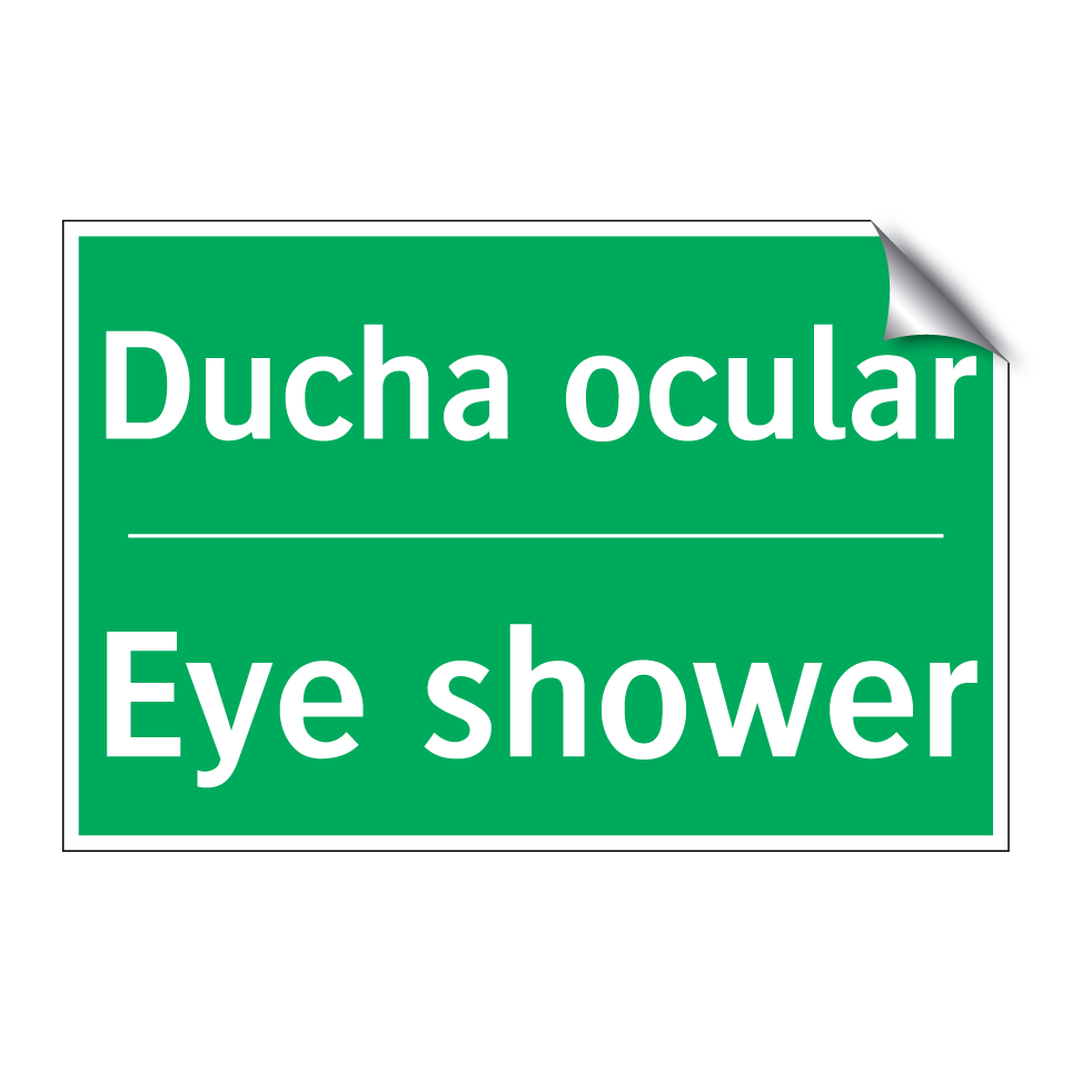 Ducha ocular - Eye shower