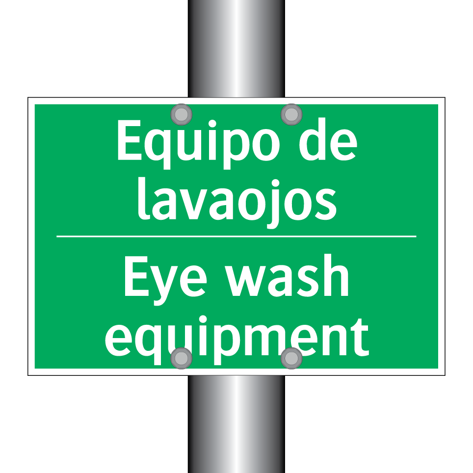 Equipo de lavaojos - Eye wash equipment