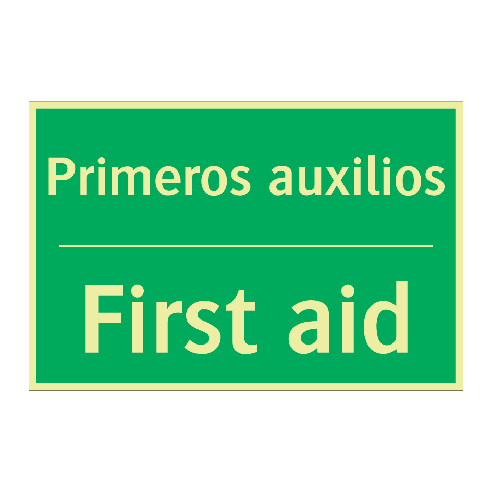 Primeros auxilios - First aid