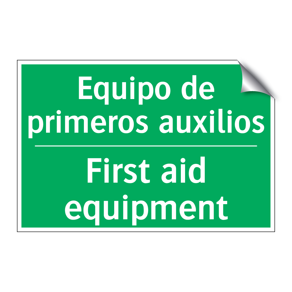 Equipo de primeros auxilios - First aid equipment