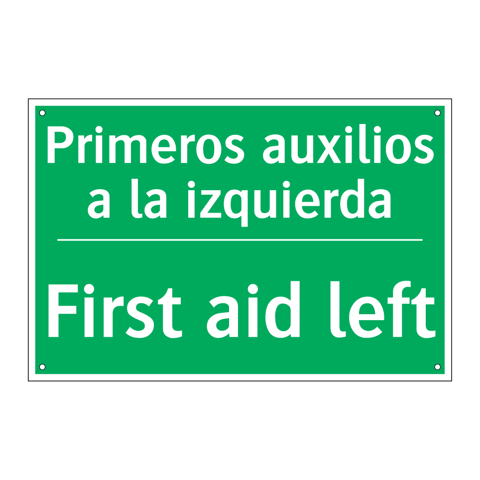 Primeros auxilios a la /.../ - First aid left