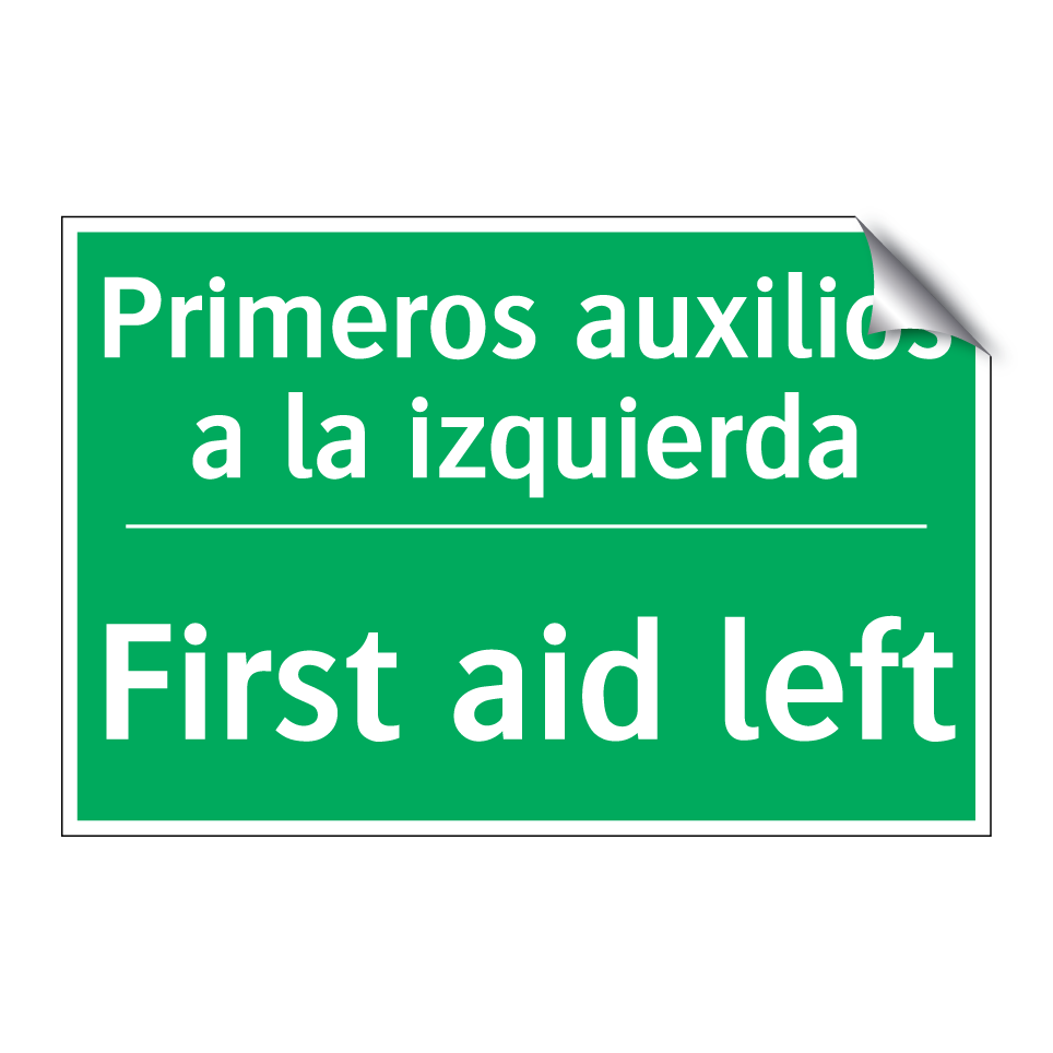 Primeros auxilios a la /.../ - First aid left