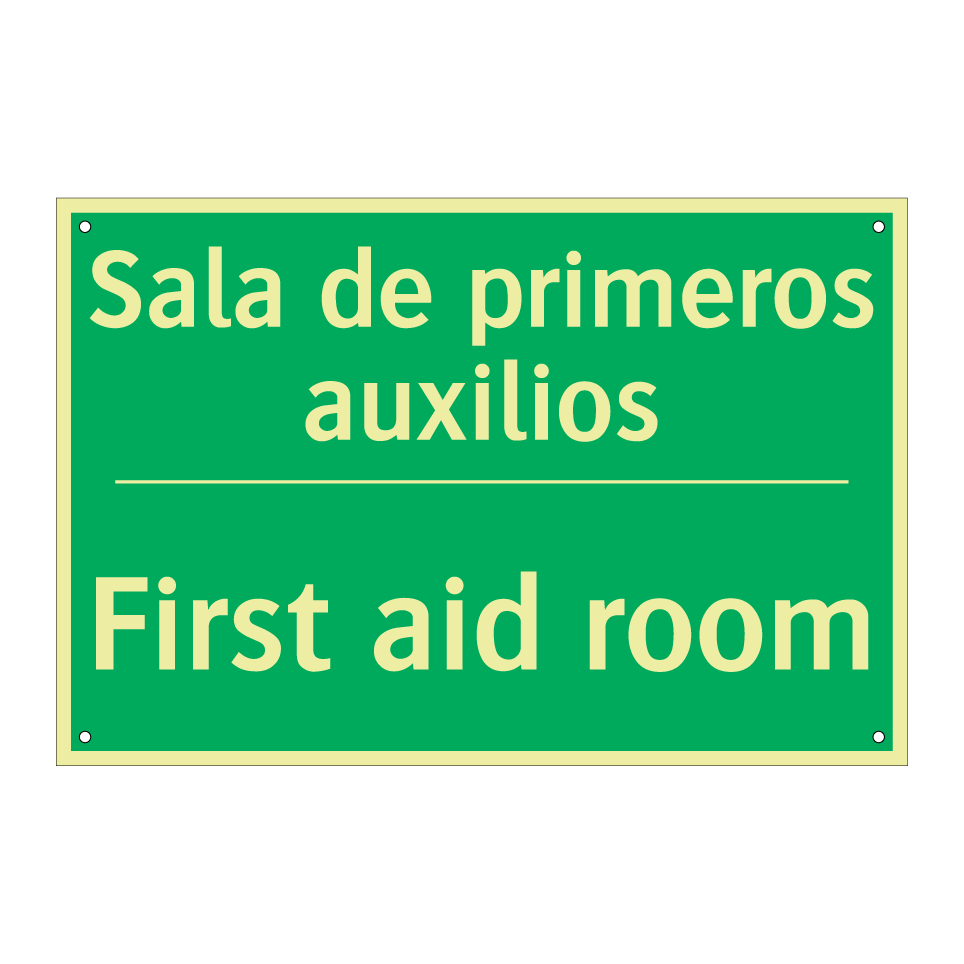 Sala de primeros auxilios - First aid room