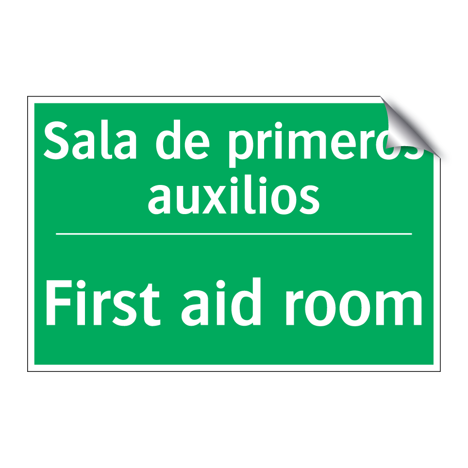 Sala de primeros auxilios - First aid room