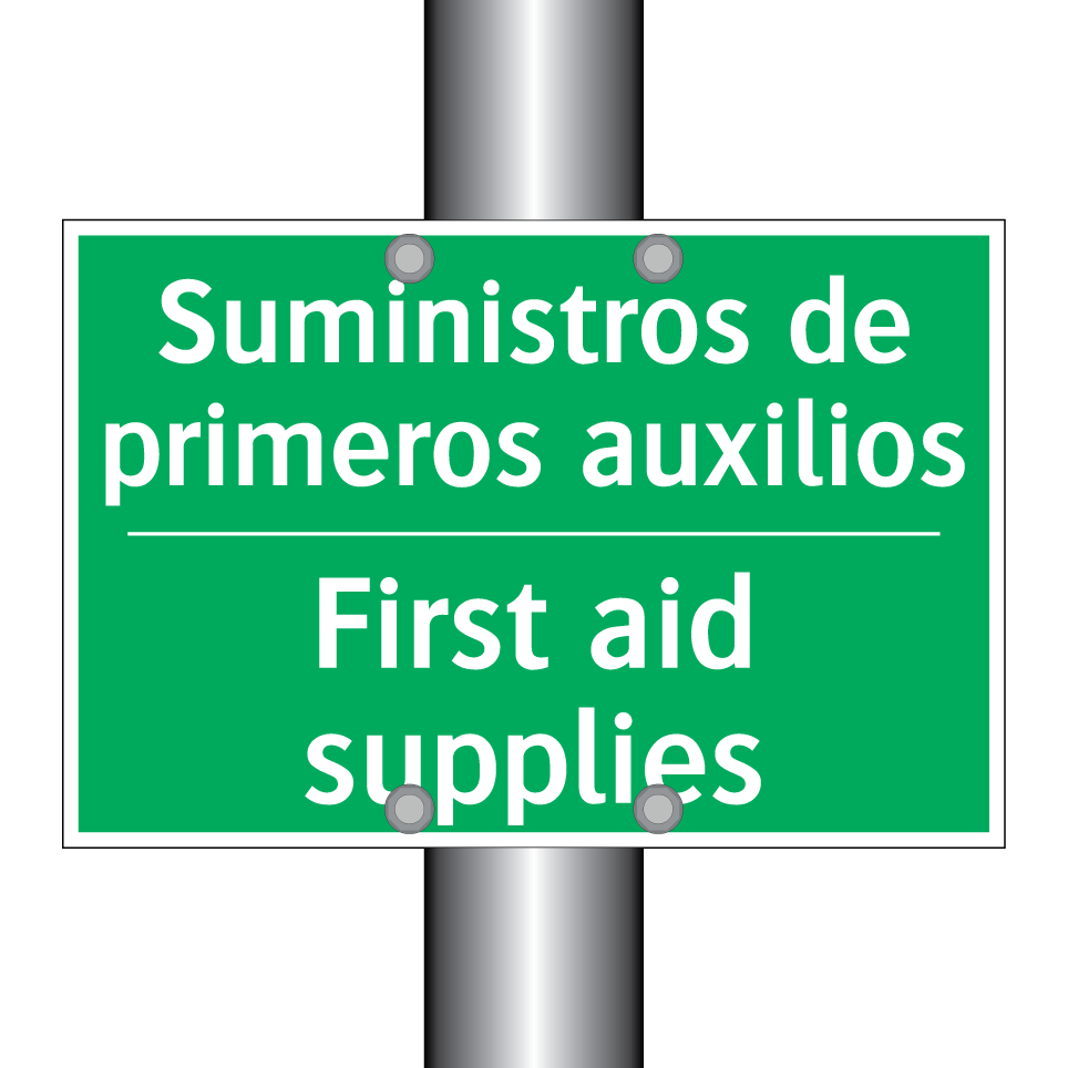 Suministros de primeros /.../ - First aid supplies