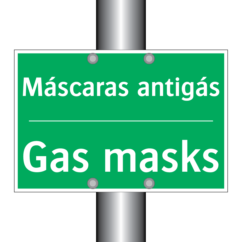 Máscaras antigás - Gas masks