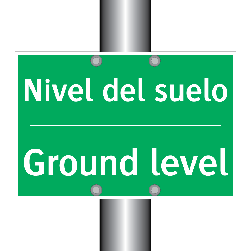 Nivel del suelo - Ground level