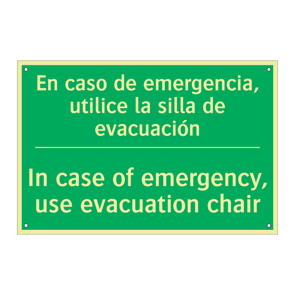 En caso de emergencia, /.../ - In case of emergency, use /.../