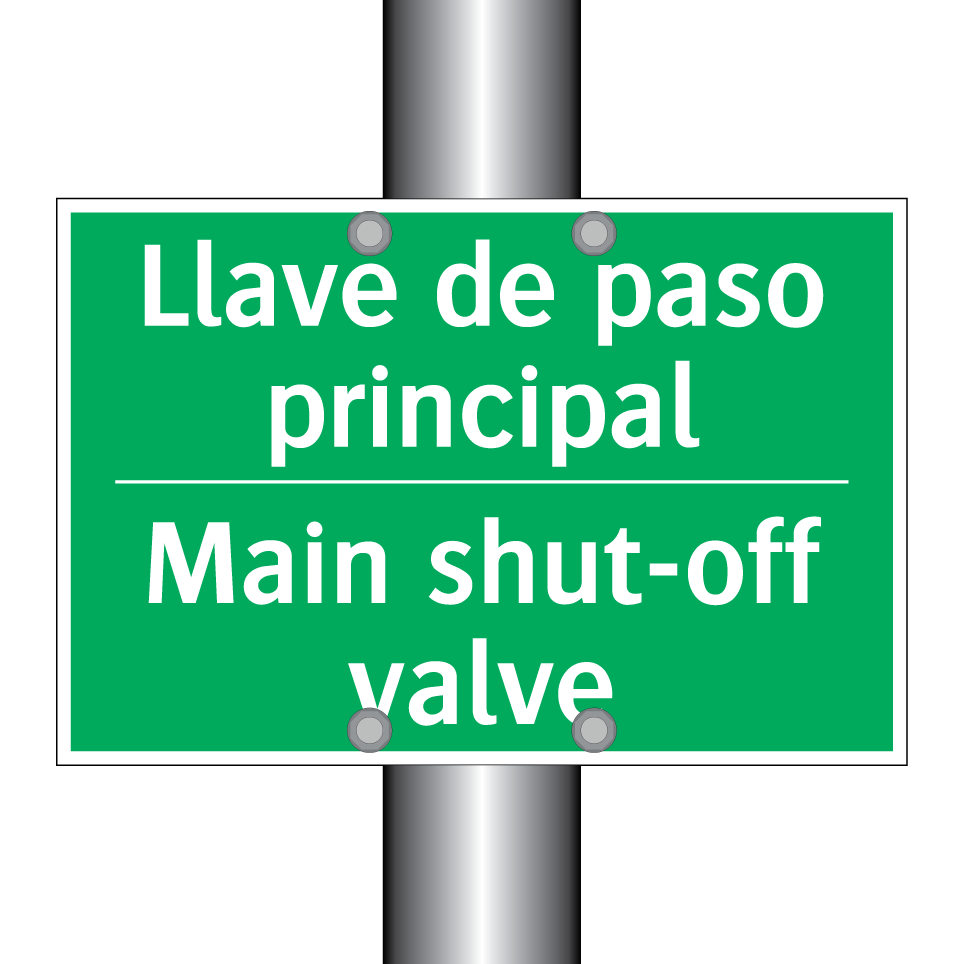 Llave de paso principal - Main shut-off valve