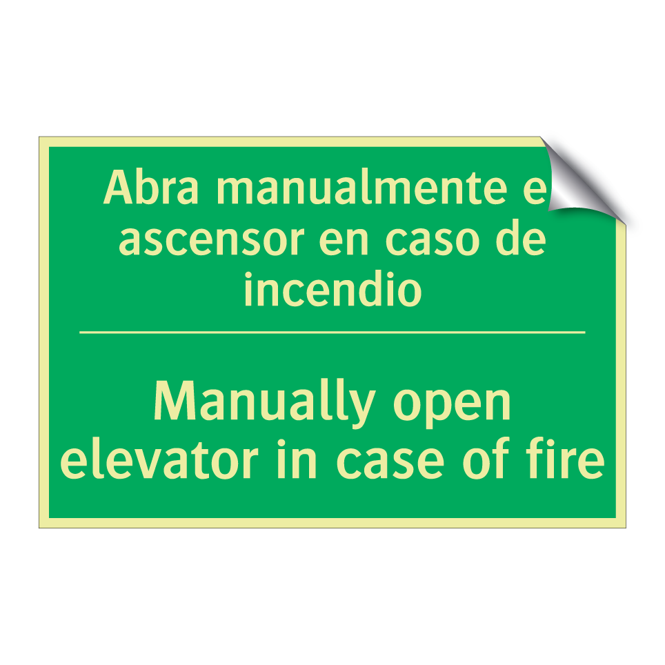 Abra manualmente el ascensor /.../ - Manually open elevator in /.../