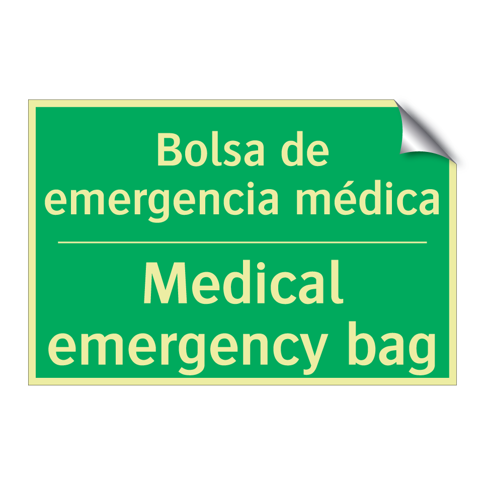 Bolsa de emergencia médica - Medical emergency bag