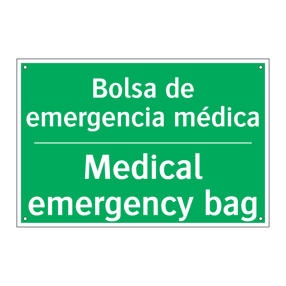 Bolsa de emergencia médica - Medical emergency bag