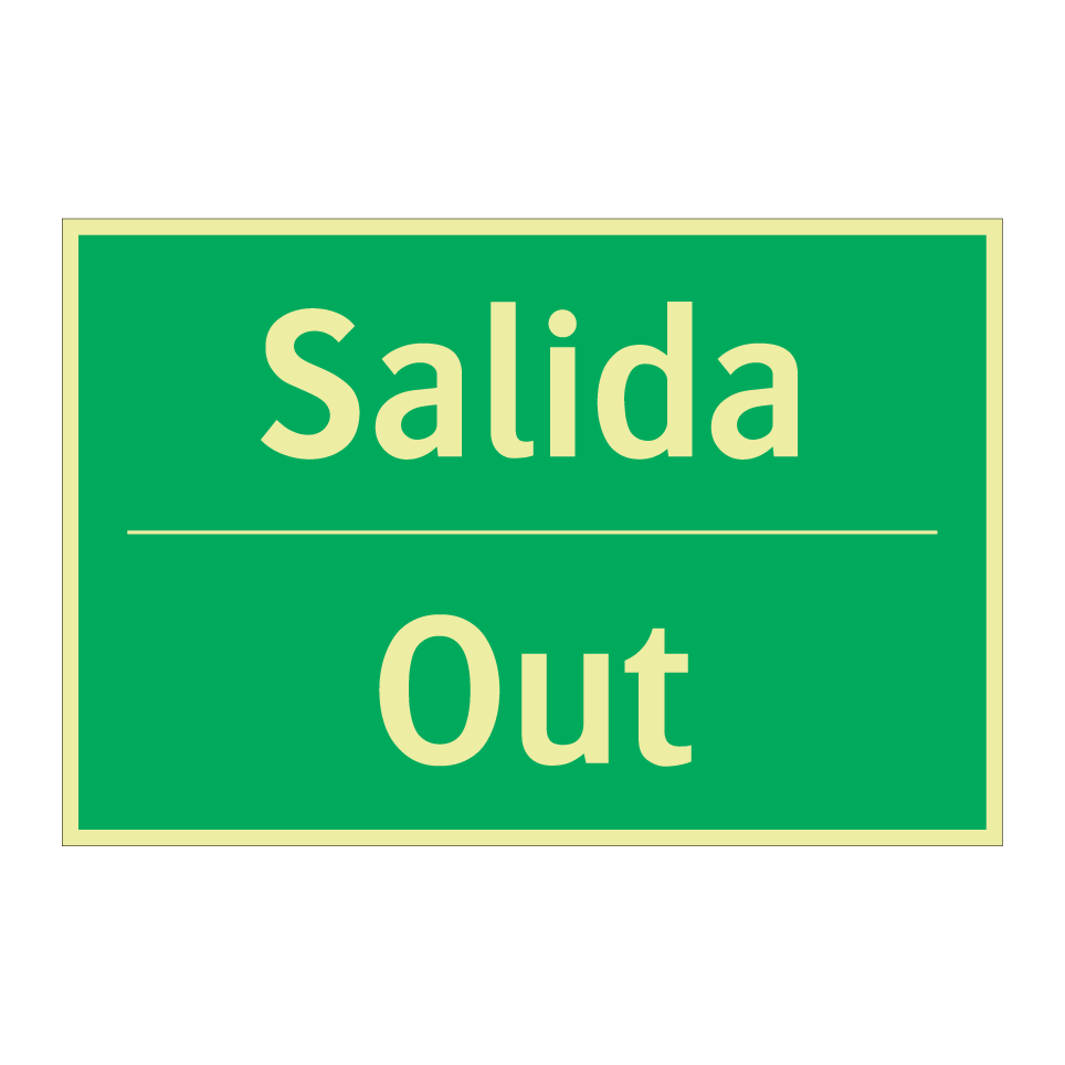 Salida - Out