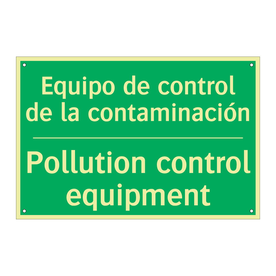 Equipo de control de la /.../ - Pollution control equipment