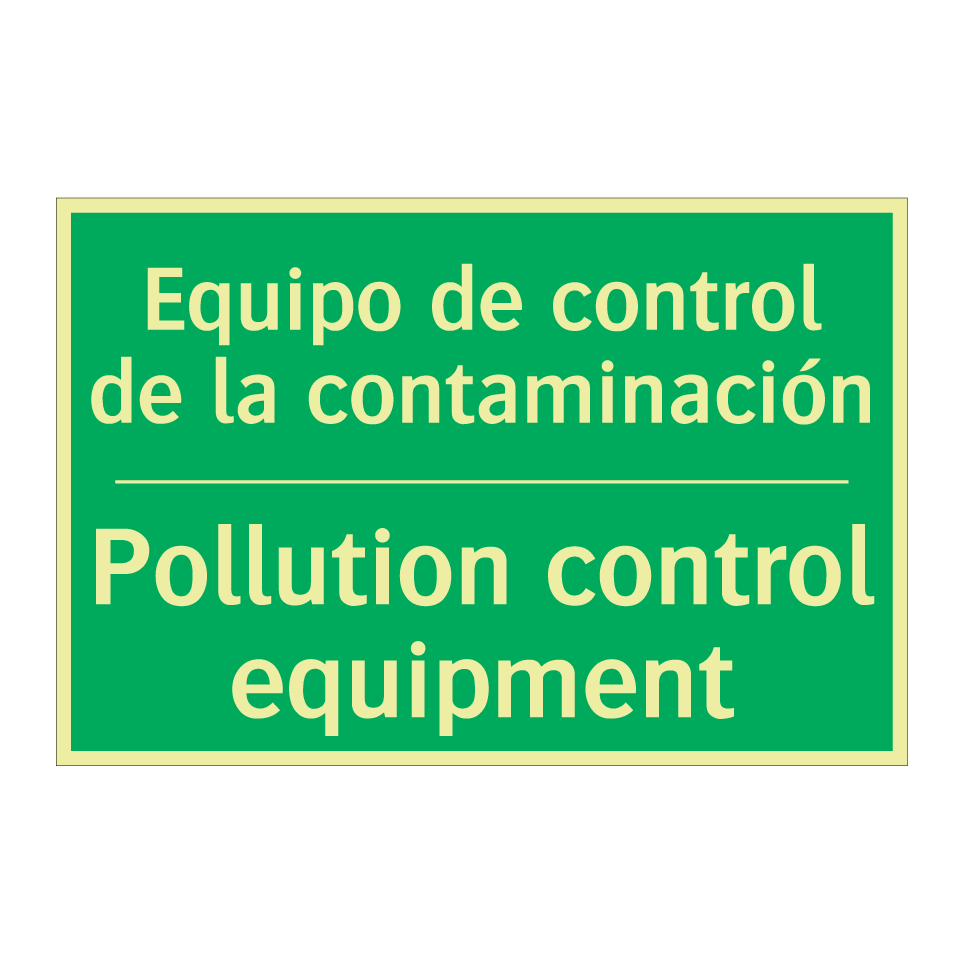 Equipo de control de la /.../ - Pollution control equipment
