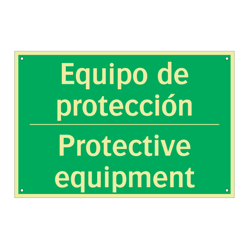 Equipo de protección - Protective equipment