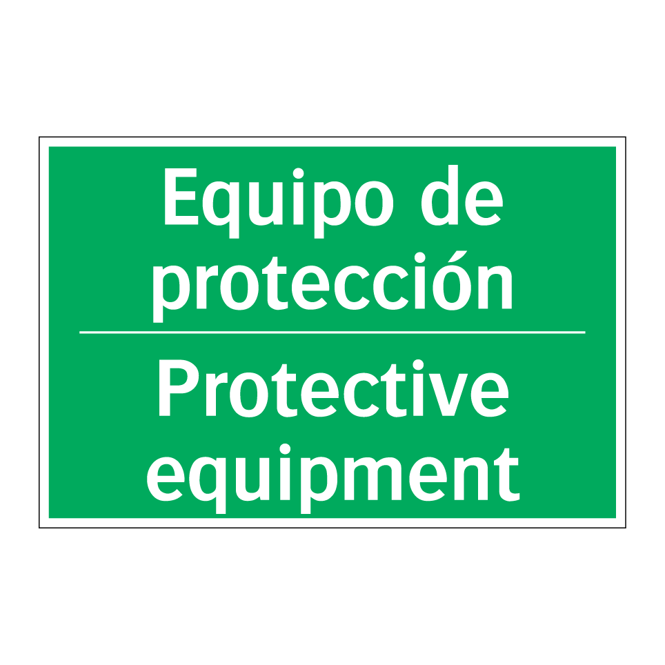 Equipo de protección - Protective equipment
