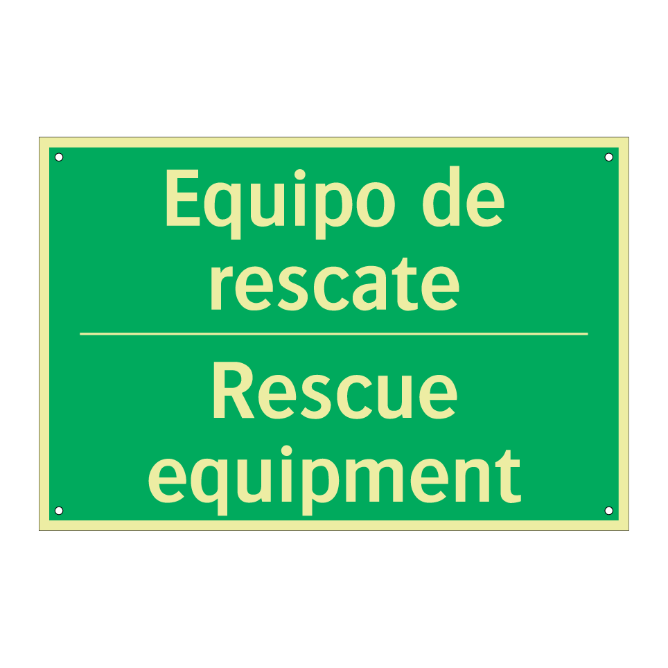 Equipo de rescate - Rescue equipment
