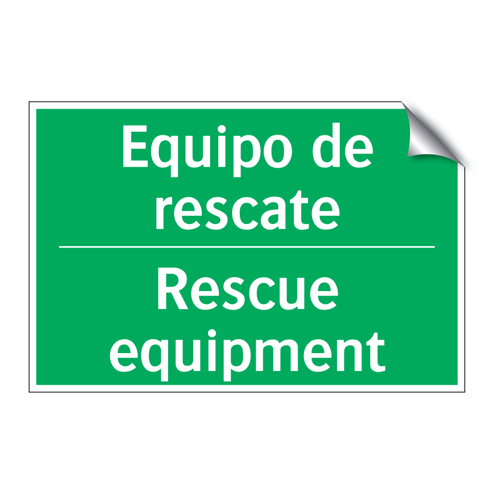 Equipo de rescate - Rescue equipment